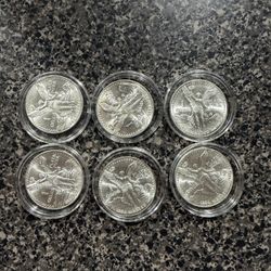 1oz 1984 Silver Libertad 