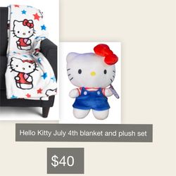Hello Kitty Blanket & Plush
