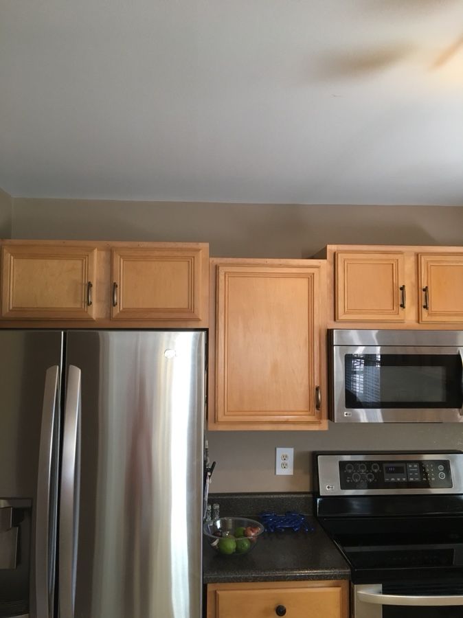 Kitchen cabinets. Uppers and lowers- includes crown molding, all hardware and counter tops.