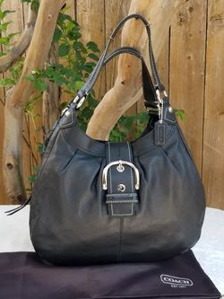 Coach soho large leather Lynn Hobo handbag