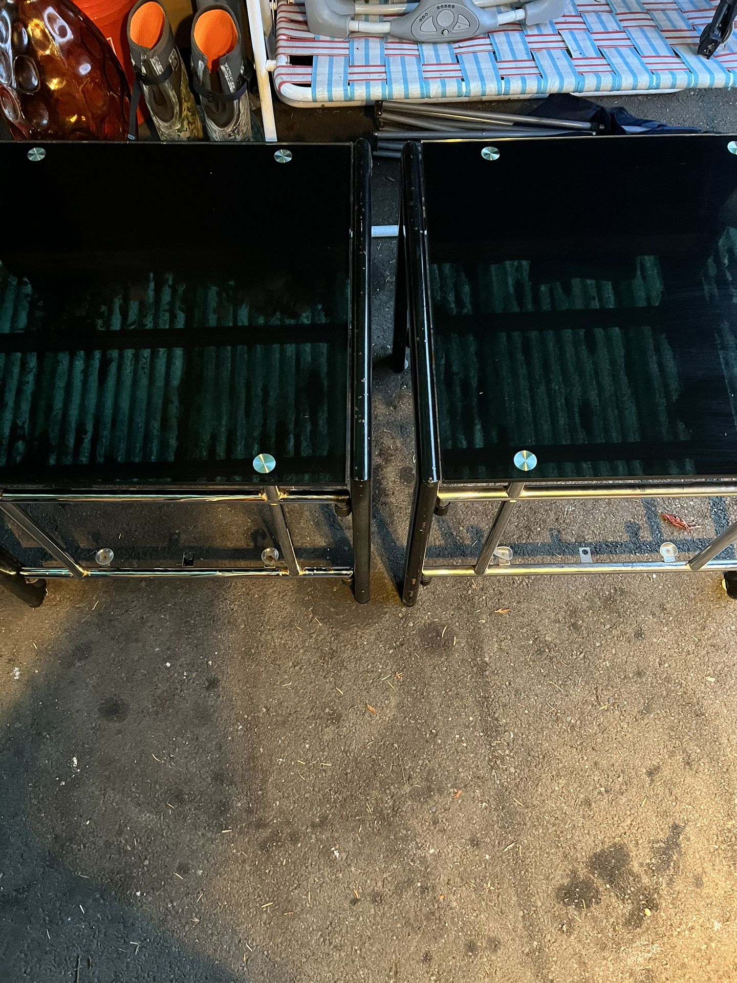 Glass End Tables