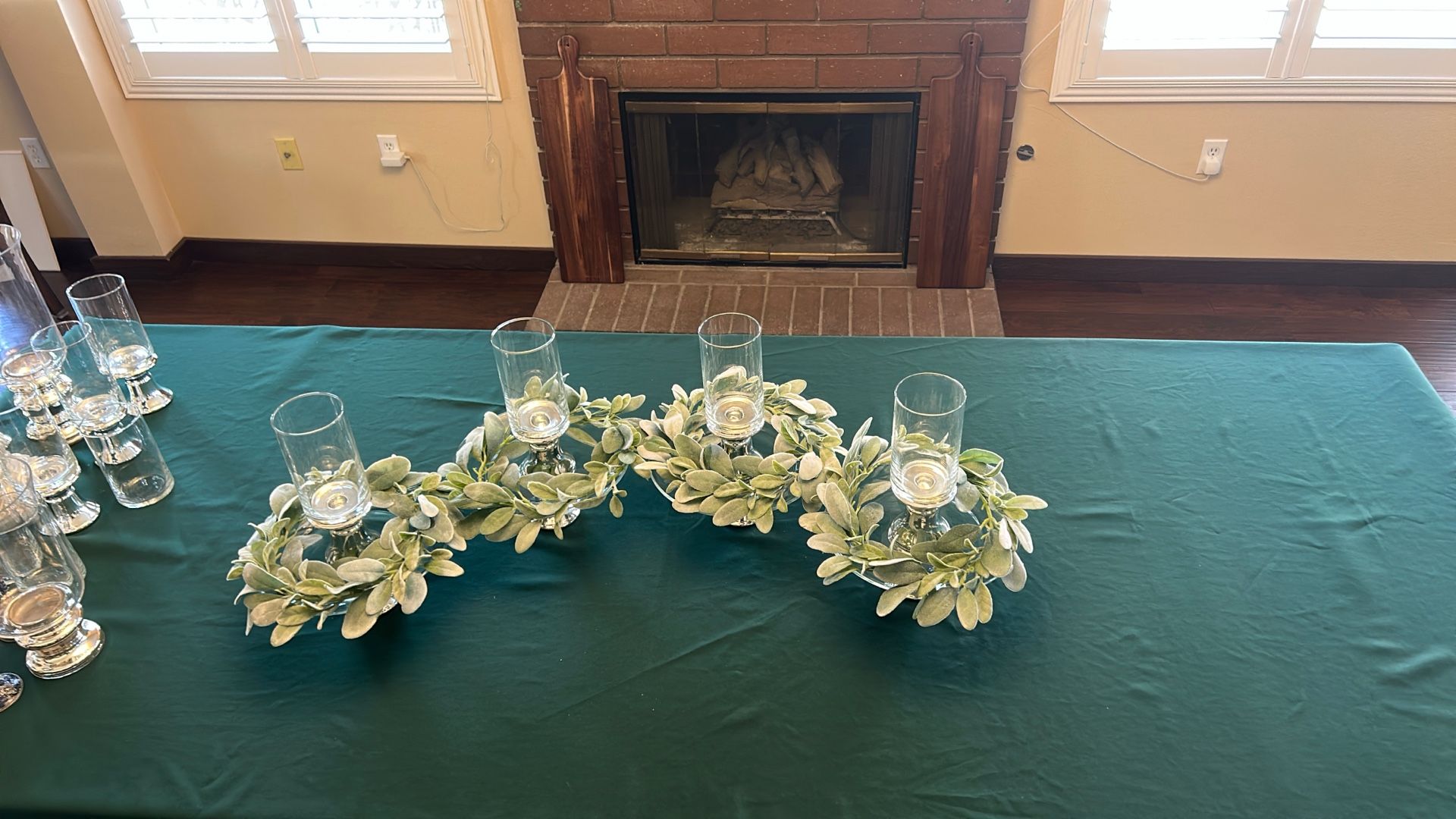Glass Candle Holders