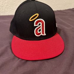LA Angels Fitted Cap, 7 1/4, New Era