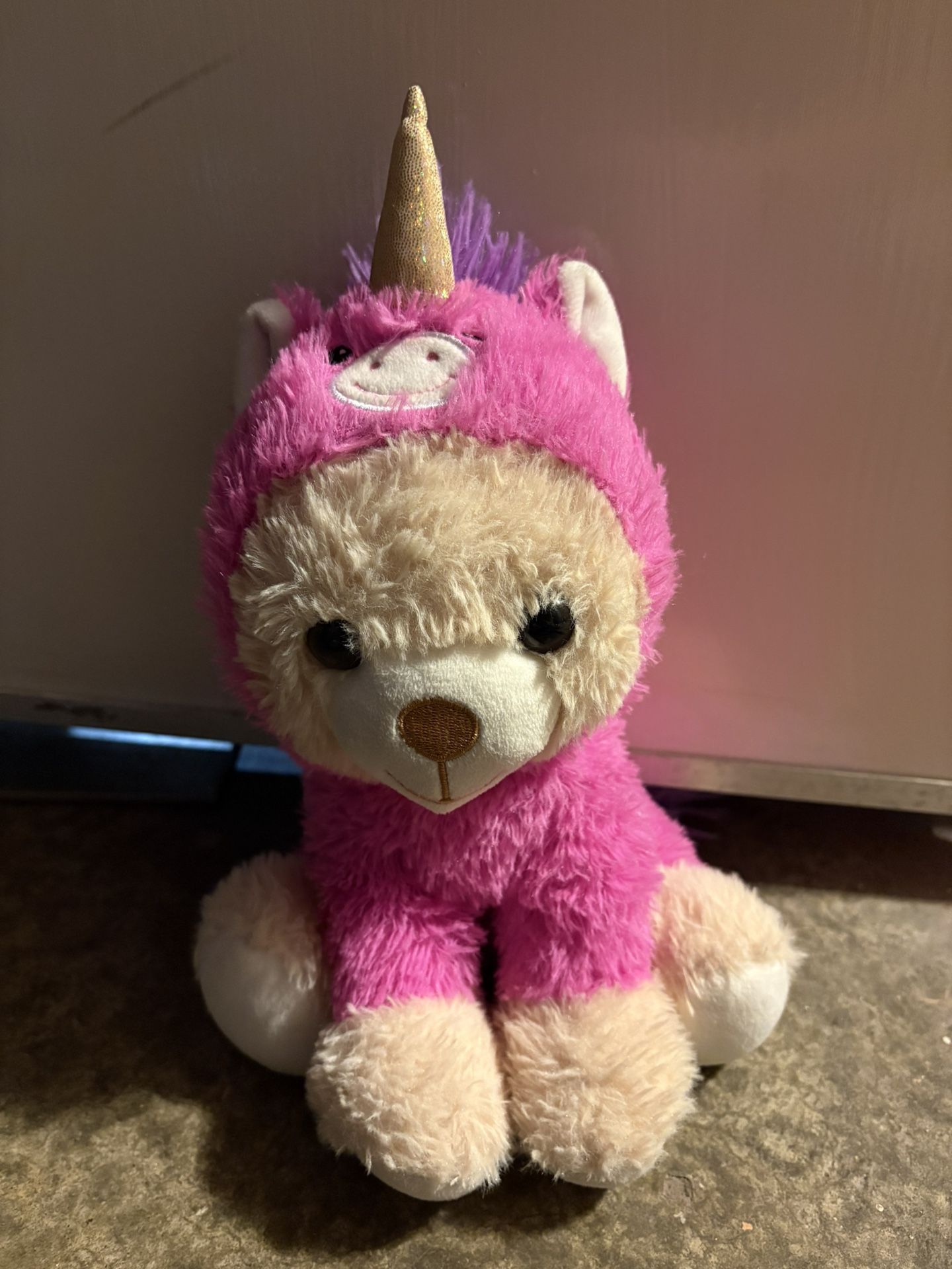 unicorn dog plushie