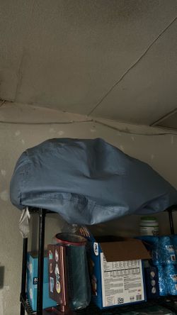 Blue bean bag $5