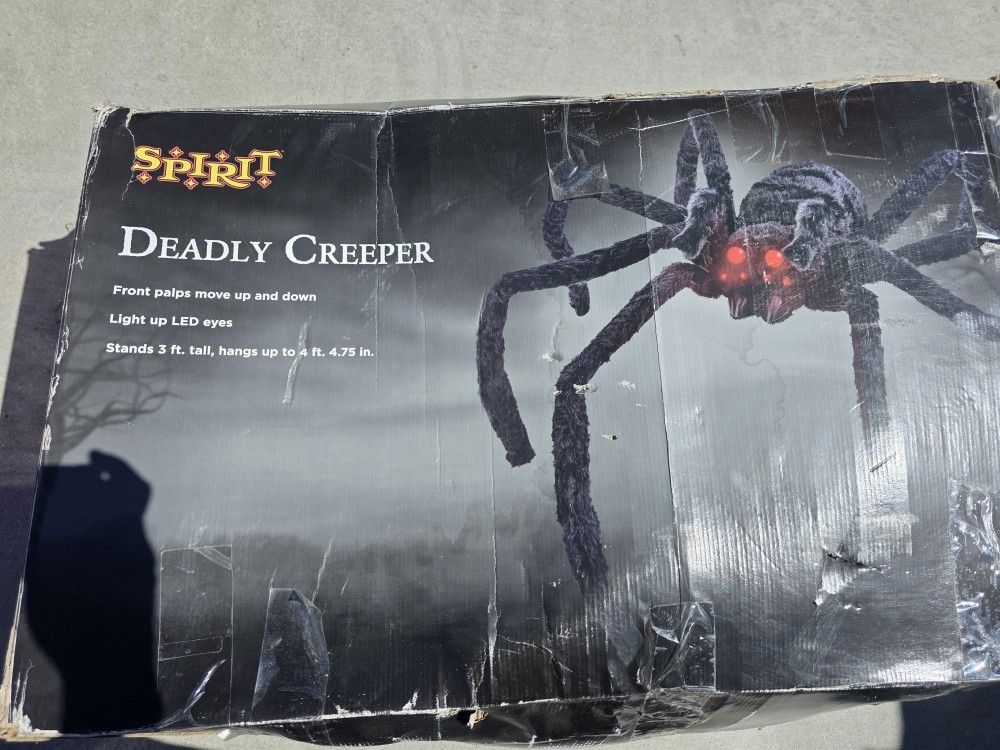 4 Ft Animated Spider