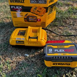 New Dewalt 60v Flexvolt battery and charger