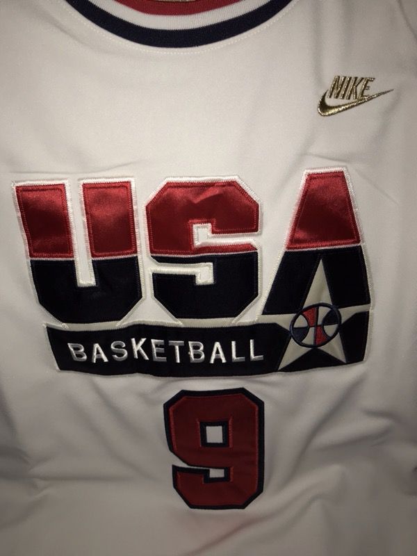 Michael Jordan (ALL SIZES) Usa Basketball Throwback Champion Jersey for  Sale in Raleigh, NC - OfferUp