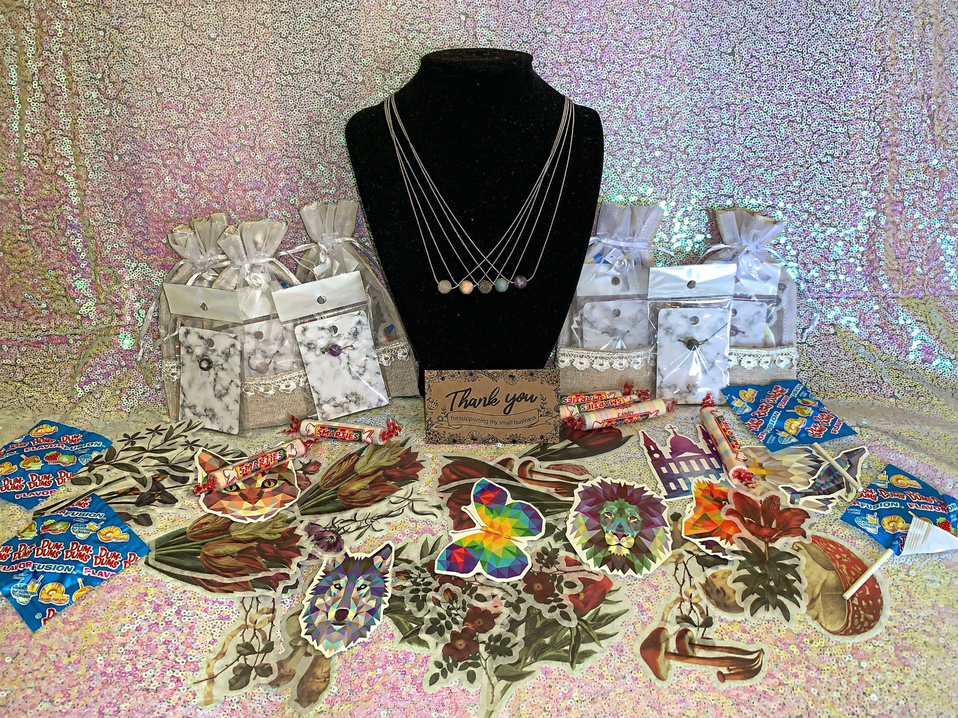 Handmade Crystal bead Necklace