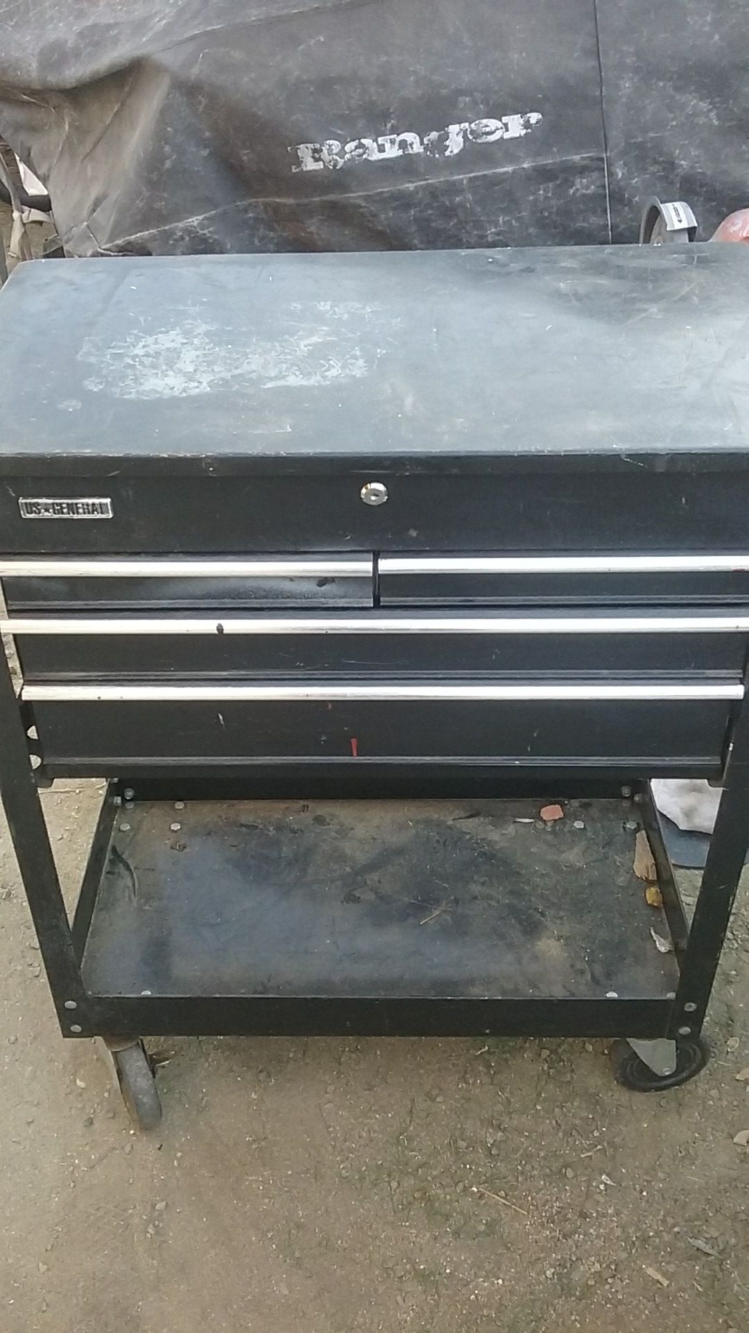 4 drawer tool cart