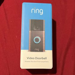 Ring Video Doorbell – 1080p HD video, improved motion detection, easy installation – Venetian Bronze