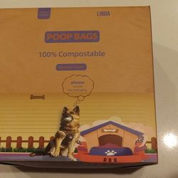 Home Compostable Dog Poop Bags Lavander Scented