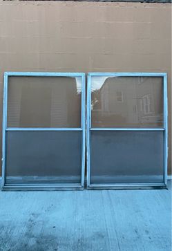 Almunium Windows ($30 Both) read description