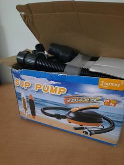 Stermay Electric SUP Pump 12V — Up to 16 PSI (Open Box / New) Descript - $30 (Garden Grove)