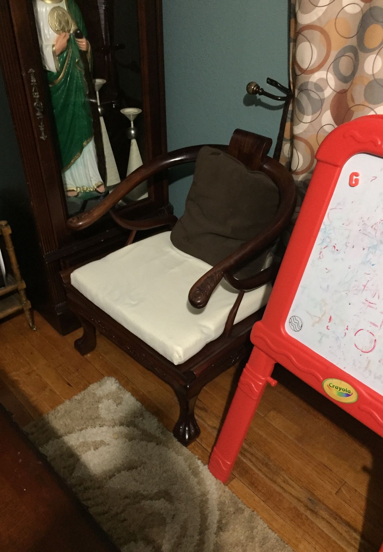 Furniture... made all wood two night tables and two chairs