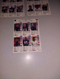 MCDONALD'S LIMITED EDITION 1993 BEARS GAMEDAY CARDS COMPLETE SET 1 - 3 for  Sale in Naperville, IL - OfferUp