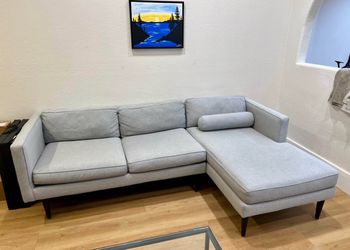 West Elm Midcentury sectional..Sell 10AM