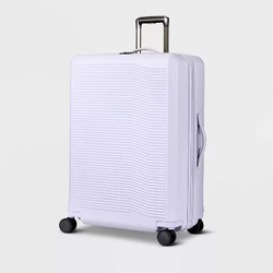 Open Story Hard Shell Large Checked Spinner Suitcase