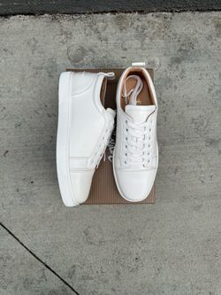 White Red Bottoms, No Spike (Size 5, 6.5, 7, 8, 8.5, 10, 12)
