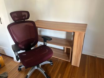 Study desk with chair