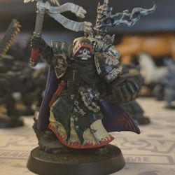Warhammer 40K Dark Angels Interrogator Chaplain - Painted