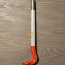 Vintage 1984 'Cat's Paw' Short Crowbar 9" w/cup-style nail puller Likely USA-Made