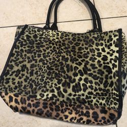 Tote Leopard Print Bag
