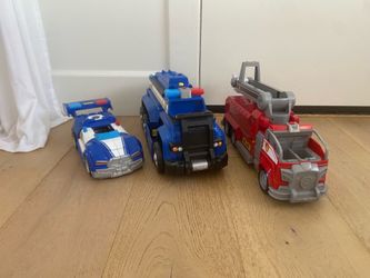 3 paw patrol big trucks set