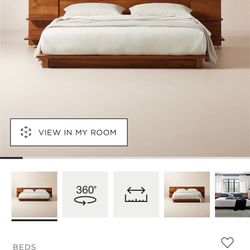 CB2 Andes King Bed