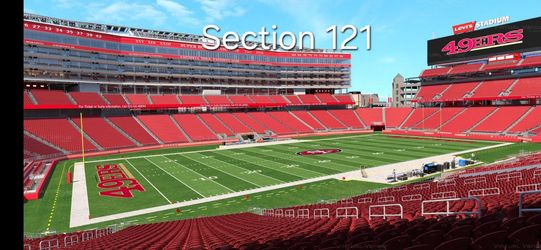 49ers Tickets - Section 121