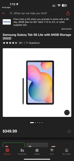 Samsung Tablet