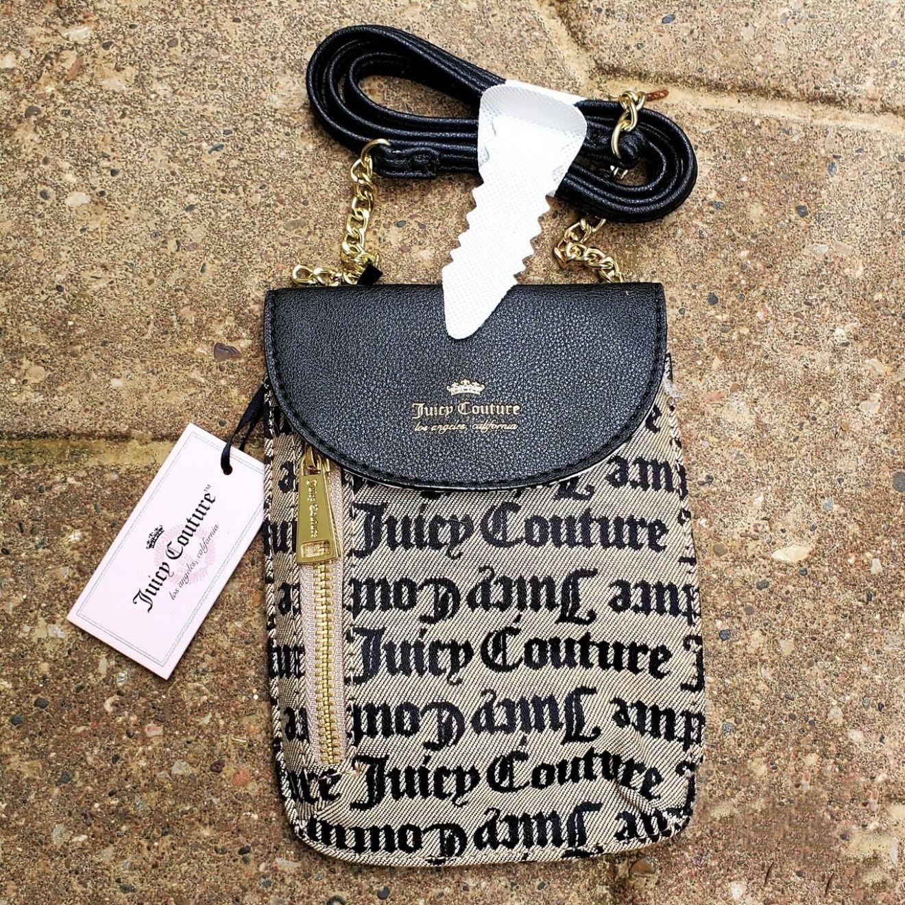 Juicy Couture Cellie Mini Crossbody Cellphone Pouch Bag