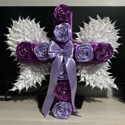 Eternal Cross  With Angel Wings