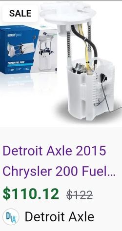 Detroit Axle 2015 Chrysler 200 Fuel Pump Module