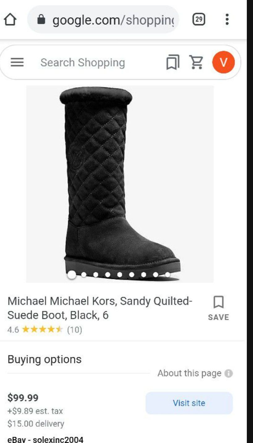 NEW MICHAEL KORS WOMEN'S BOOTS AND VERY SOFT AND COMFORTABLE!!! 