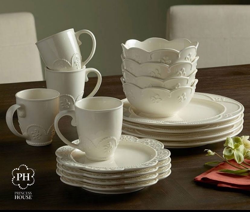 Princess House Marbella 16-Piece Dinnerware Set