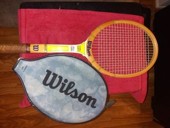 Miss Chris Evert tennis racket