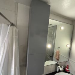 Bathroom Vanity With Side Cabinet
