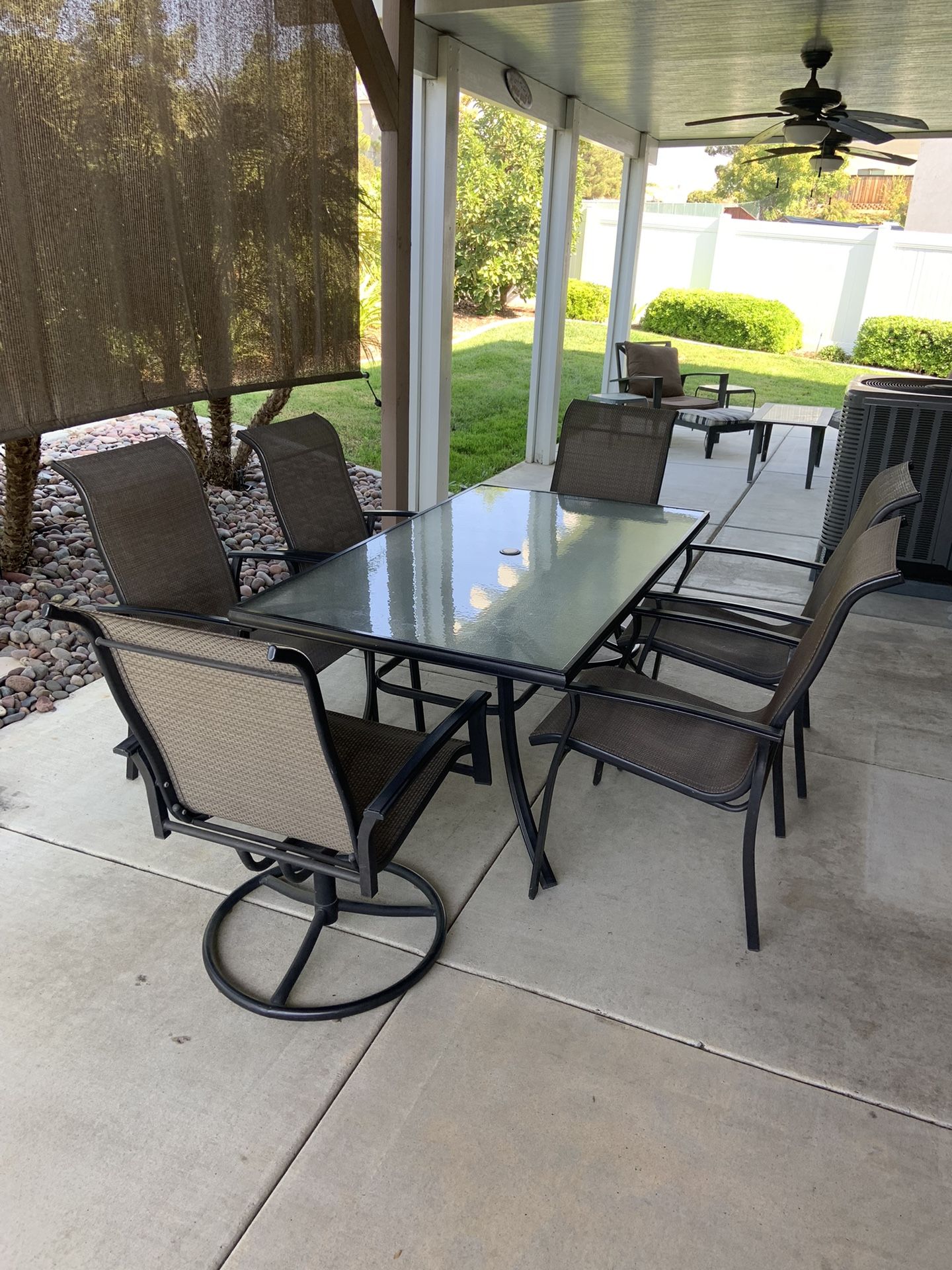 7 Piece Outdoor Table for Sale in Oak Glen, CA OfferUp