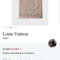 Louis Vuitton Monogram Scarf