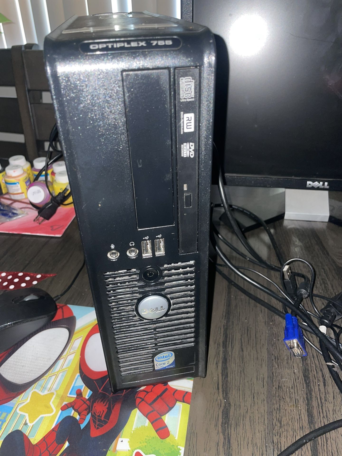 Dell Optiplex 755 With Dell Monitor