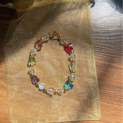 Butterfly Sparkle Resin Crystals Bracelet