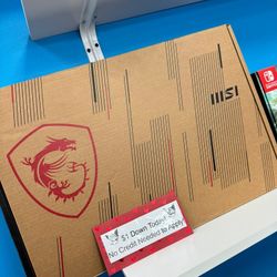 MSI GE Raider 17.3 inch 144Hz Gaming Laptop -- Pay $5 To take It home And pay The rest Later  