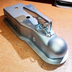 Brand New Towing 3in Straight Wide Channel Mount, 2in Ball 3,500lbs Gross Trailer Weight Bolt-On