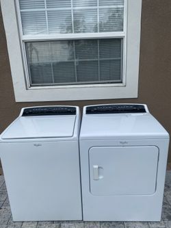 Whirlpool Cabrio Washer And Dryer Set (30 Day Warranty)