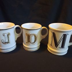 Set Of 3 Coffee Mugs 