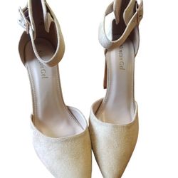 High Heels.Chunky heel Pointed Closed Toe Pump Shoes,Party Wedding Fashion Shoes,Gifts for Women