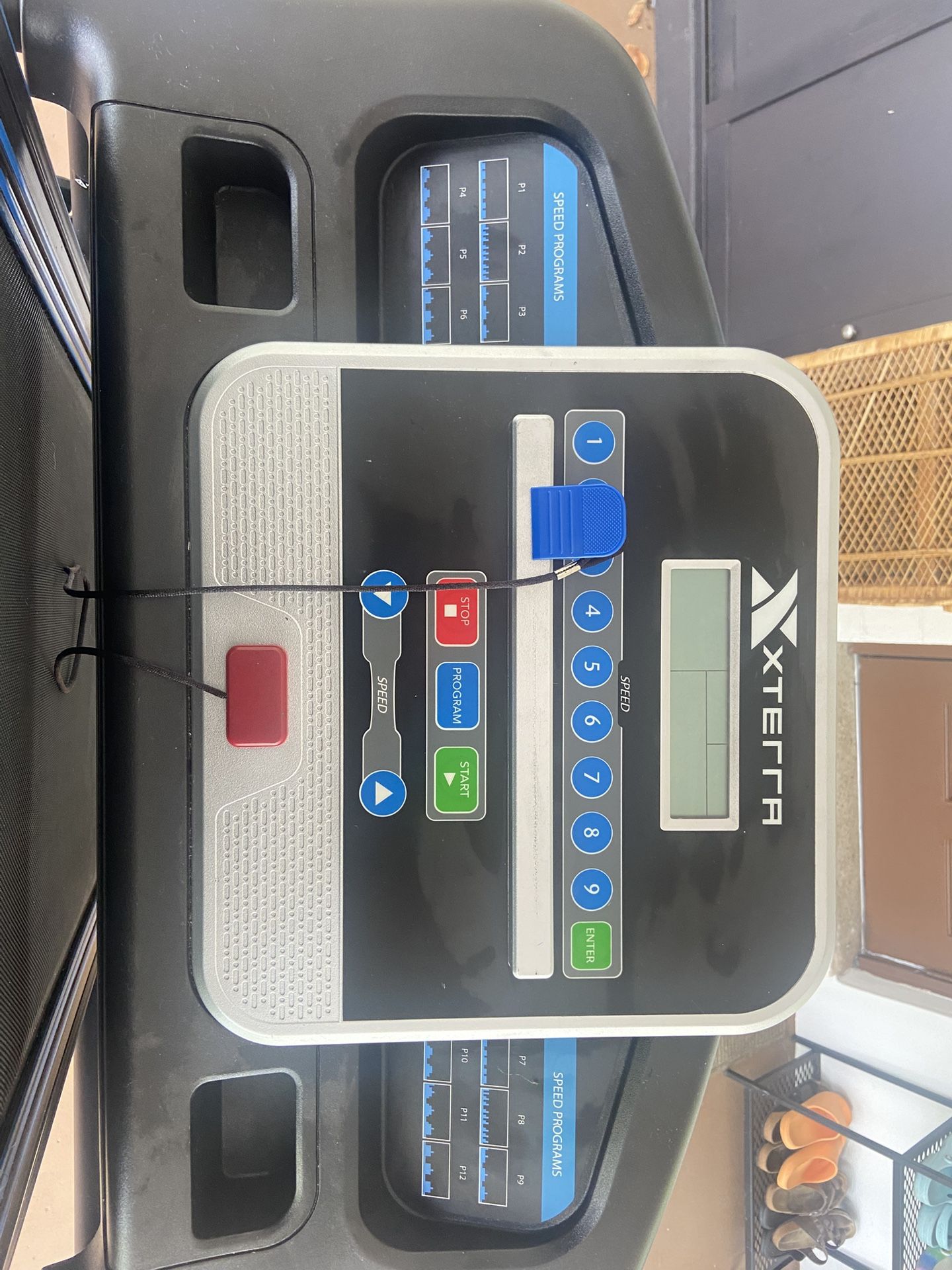 Blue And Black Treadmill