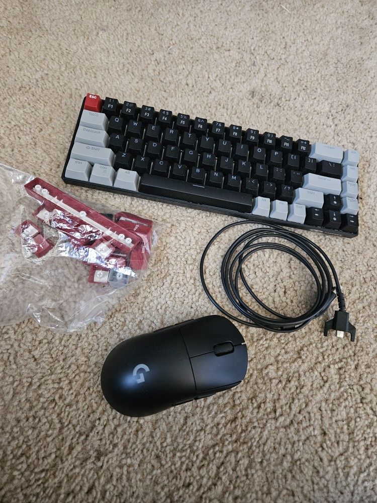 Logitech G Pro Wireless Lightweight RGB Mouse Magegee Mechanical Keyboard