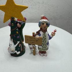 Vintage Hallmark Keepsake Christmas tree ornament featuring the character Maxine.